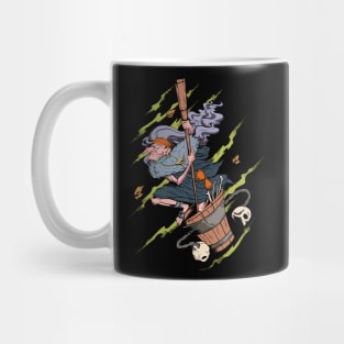 Drawing of Baba Yaga Mug